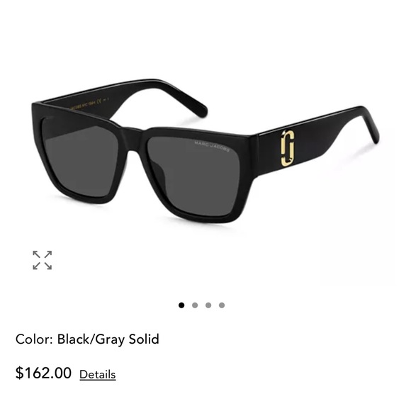 Marc Jacobs Black polarized Sunglasses - Picture 1 of 9